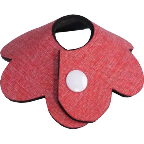 Collar de recuperación antimordeduras Collares de recuperación para loros para pájaros, antiarañazos para la cicatrización de heridas Forma de flor, collar protector para pájaros pequeños y loros (1/5)