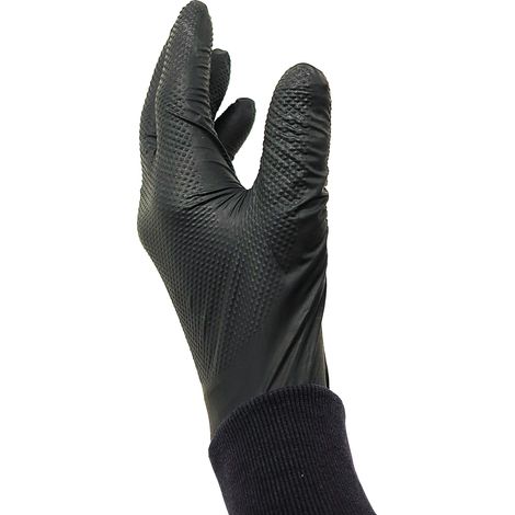 Gogrip PRO Nitril-Handschuhe, Schwarz, M, 50 Stk.