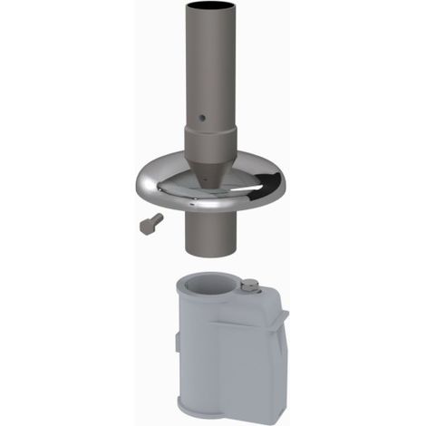 Eichenwald Montageset Modell 66 Einbauhalterung V4A Edelstahl ø40mm 2 Stück