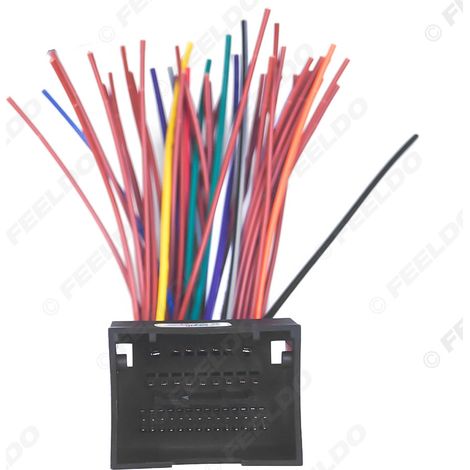 Compatible avec le câble de mise à niveau du système audio de navigation DVD Chevrolet Cruze/Aveo/Malibu, connecteur 44 broches.