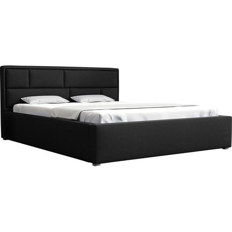 Lit Pomona 105, Victoria 14 869, Unique, 120x200, Tissu, Disponible, 140x223x93cm