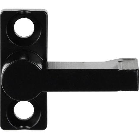 Verrou rotatif 4 positions de verrouillage Noir pour porte et armoire (1/5)