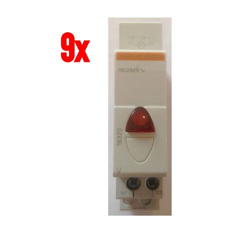 VOYANT 230V ROUGE 18320 SCHNEIDER - MERLIN GERIN Nouveau