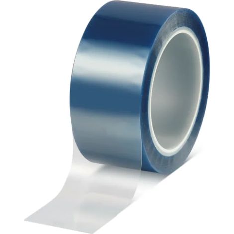 Ruban de masquage PET tesa 50 mm x 66 m haute température 200 °C pour revêtement en poudre