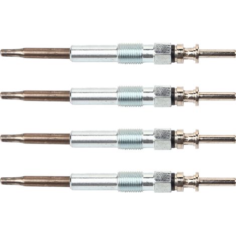 GARRYFIZH Lot de 4 bougies de préchauffage métalliques pour moteurs diesel, compatibles avec les modèles 3, 5, 6 et 7, X3, X5, X6, 30D, 35 et 35D.