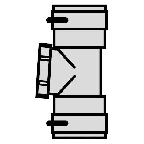Vaillant Set 2 Elemento di revisione, Caldaia a cond. per tubo flessibile di scarico fumi DN 100, PP, 303517