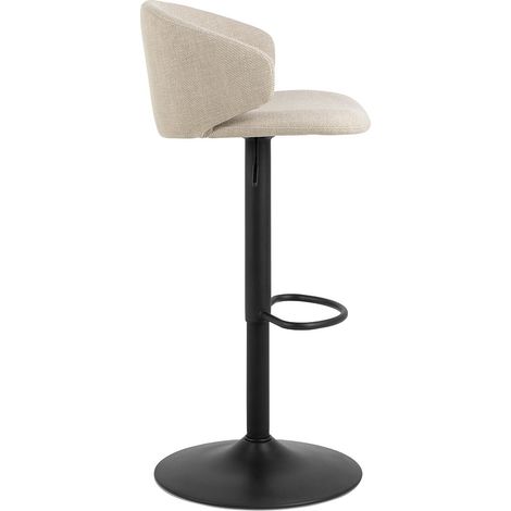 Ella Barhocker Stoff beige.