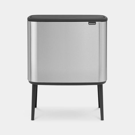 Brabantia 316227 papelera 34 L Rectangular Plástico, Acero Acero inoxidable (1/5)