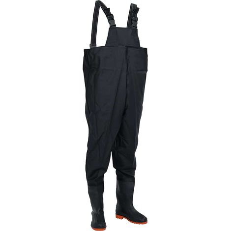 Vadeador de pecho con botas negro talla 42 (1/5)