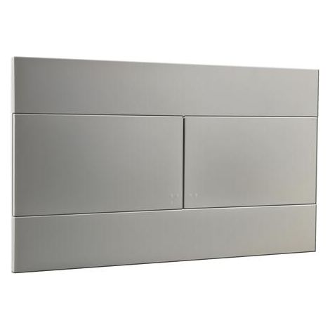 Plaque de commande 3/6 litres carrée chromée - ROLF (1/2)