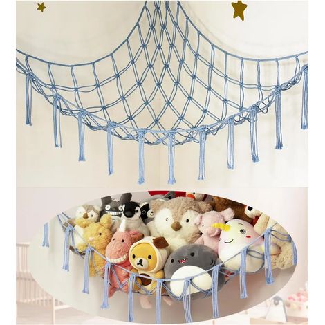 Grand hamac en peluche avec coin rouge (1/5)