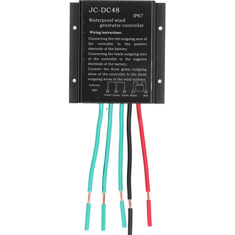 Régulateur de Charge Solaire 48V Étanche pour Éolienne - Contrôleur de Batterie Générateur (1/5)