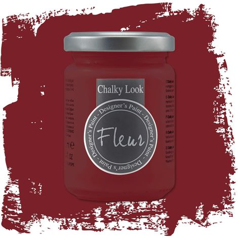 Fleur - Colori a base minerale - Fleur chalky look - effetto gesso 130 ml - scegli il colore / -/F34 Red oxide (1/5)