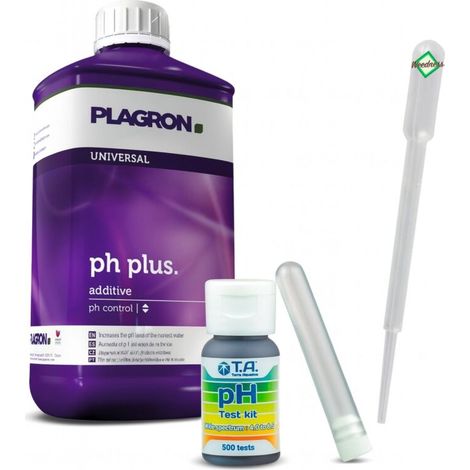 T.A. pH Test Kit Plagron pH Plus 500 ml Wasseranalyse pH Messung Pflanzen (1/5)