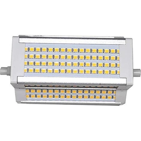 Ampoule LED R7s - 50 W - 3000 K - 5000 Lm - Angle de faisceau 200° - Longueur 118 mm - Pour projecteur intérieur et extérieur (1/5)