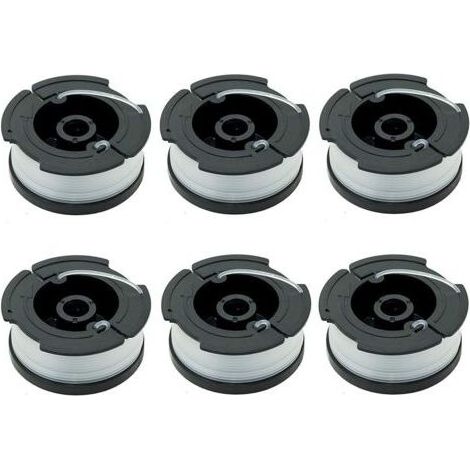 Paquet de 6 Bobines A6481 A6485 pour Black Decker Coupe Bordures (1/5)