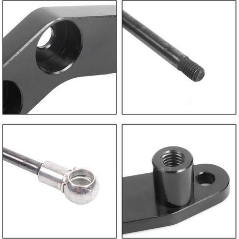 Tige de support de coffre hydraulique avec ressort à gaz pour Bombardier Can-Am Maverick X3. Une tige de support de coffre hydraulique avec amortissement pour Bombardier Maverick X3. (1/4)