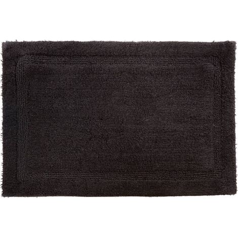 Tapis de bain fluffy colorama 50x75cm noir - 5five (1/4)
