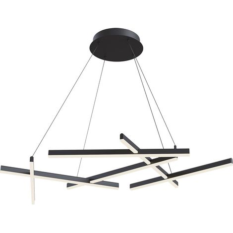 Line Plafonnier LED intégré Noir (1/4)