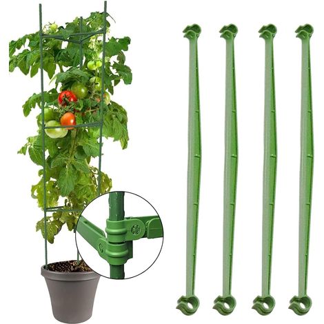 24er-Pack Tomaten- und Gurkenstützen, Pflanzenstützen, 30 cm Garten, ZQKLA (1/5)