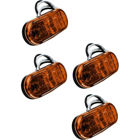Cabilock 4Pièces Feu LED pour Remorque Lumière Alarme Étanche (1/5)