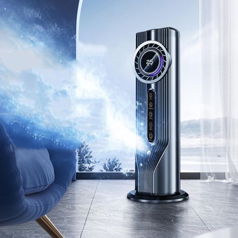 Ventilateur climatiseur USB avec humidificateur à brumisation, refroidissement par eau, refroidisseur de bureau portable (1/5)