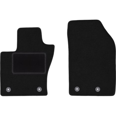 Tapis avant noirs pour Fiat 500X FL crossover (2018-) (1/5)