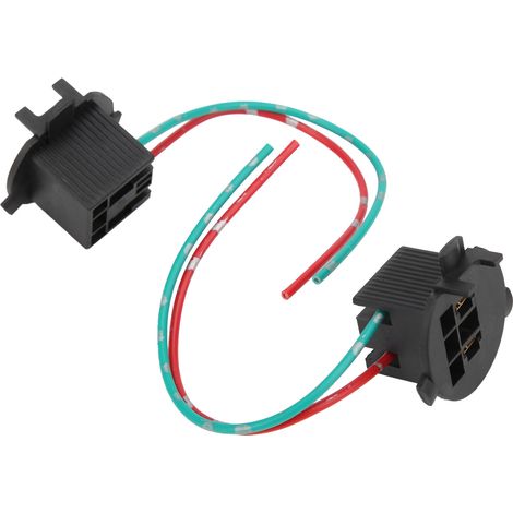 2 Stück Rücklichtlampenfassungen mit Kabelhalteradapter H7-Lampen, passend für Hyundai New SantaFe (1/5)