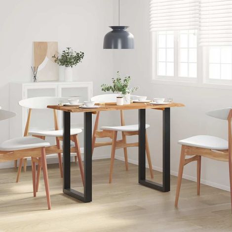 Mesa de comedor madera maciza de acacia 110x50x76 cm vidaXL