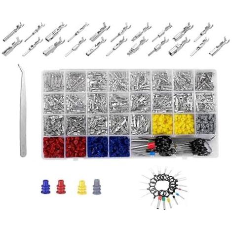 Kit de 944 connecteurs à broches, connecteurs de câbles électriques automobiles, broches de terminaison (1/5)