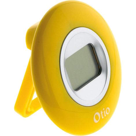 Thermomètre intérieur LCD - Jaune - Otio