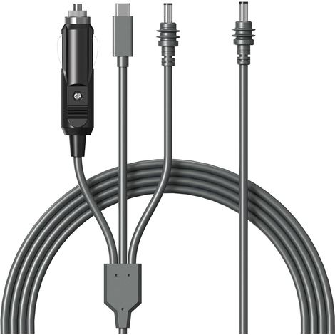 Verkaufsschlager: 3-in-1-Autoladegerät/DC-zu-DC-Kabel, Mini-Stromkabel. (1/4)