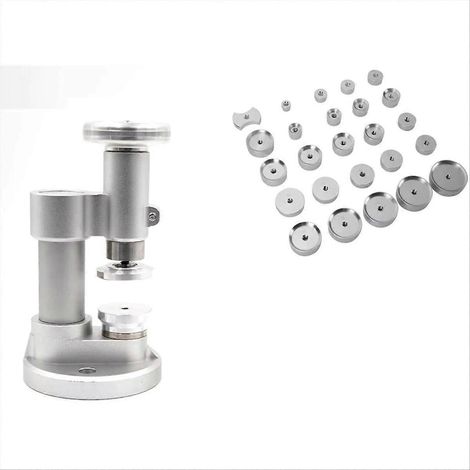Kit d'outils de réparation pour machine à presser le verre et le métal E25 (boîtier arrière de montre, couvercle inférieur, verre). (1/5)