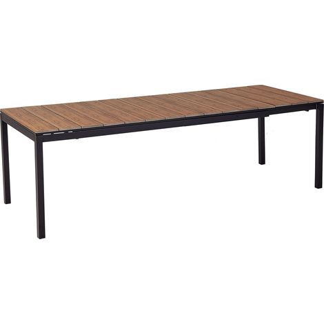 Ausziehbarer Gartentisch TOFANE 198/248 cm 90 cm Braun