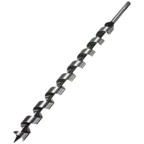 Pair - Foret à bois 460mm – Emmanchement hexagonal – Diamètre 14mm – Acier haute teneur carbone pour perçage rapide et précis (1/4)