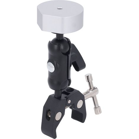 Support d'échelle de camping-car pour Mini Double tête sphérique, Clip solide, poteau de serrage multifonction réglable, remorque Yacht de camping-car. (1/5)