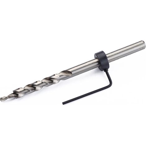 Foret HSS de 9,5 mm avec trou de rotation et butée de profondeur pour système de gabarit de perçage Kreg Pocket Hole Jig Master. (1/5)