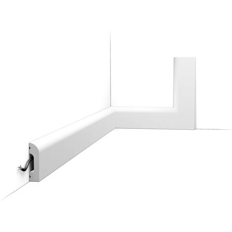 Cimaise sommet arrondi - Orac Decor - L200xp1.3xH5cm - Carton complet 42 mètres - SX182 - L200xH5xL1,3 cm - ORAC DECOR