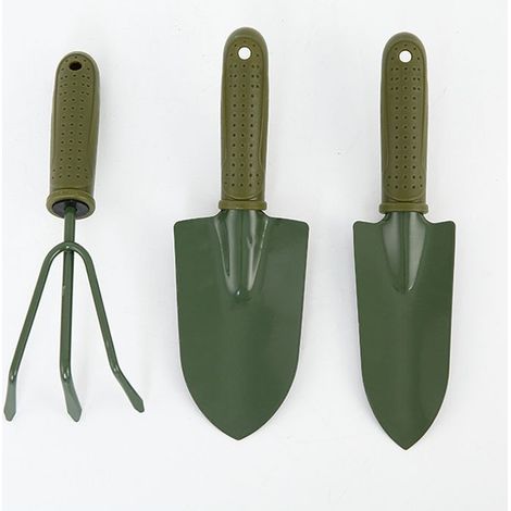 Outils de Jardinage, Trois pièces d’Outils de Jardinage avec Une poignée antidérapante, des Outils à Main de Jardin durables Cadeaux de Jardin
