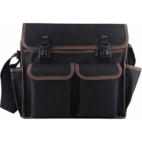 Organisateur de Sac à Outils, Sac à Outils pour électricien, Sac à Outils Robuste, Sac à outils, Sac À Outils En Toile Sacoche, sac à outils étanche avec bandoulière réglable (1/5)