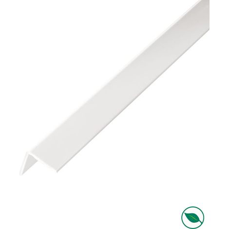 Lot de 8 baguettes angles revêtues blanc 2400 x 24 x 24 mm PEFC 70%