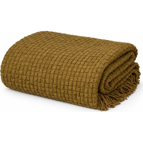 Mica Decorations Plaid Brun H0.5xl130xL180cm (1/5)