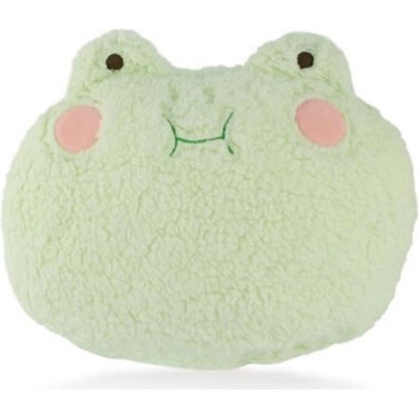Cream/Light Yellow (Light Green) Frog Plush Cushion, Creative Decoration for Office, Chair, Sofa and Bed Sweet and Cute Birthday and Travel Gift for Kids (1/5)