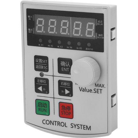 Module de contrôleur programmable, contrôleur de séquence hors ligne robuste pour la commande automatique industrielle, 12-24 V CC (1/5)