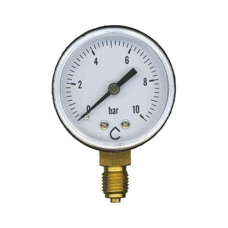 Manomètre à raccordement radial M8/13 D60 10 bar (1/3)