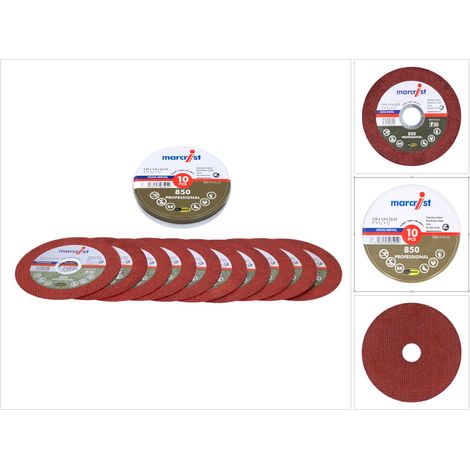 Disque à tronçonner 850 ultra fin pour métal et inox diamètre 125 x 1,0 mm (1/5)