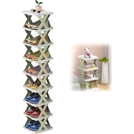 Bardusch-tagre chaussures verticale multicouche tagre chaussures extensible angle troit vert 4 couches (1/4)