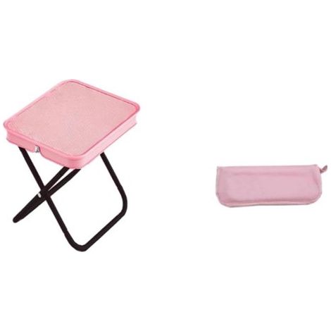 Sgabello pieghevole portatile, sgabello telescopico compatto per mercatini dell'Epifania e delle pulci. Sgabello leggero con maniglia. Seduta stabile per chi è sempre in movimento. (1/5)