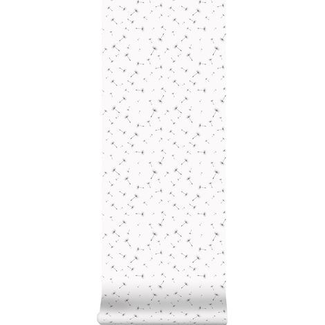 Superfresco Easy - Vliestapete - Flocke - Weiß/Schwarz - 10m x 52cm