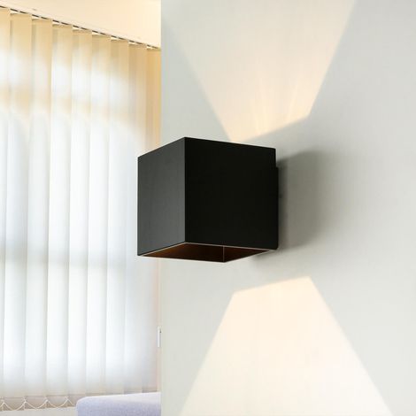 Quadratische Bauhaus Wandlampe GEO